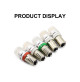 Boat Led Bulb, 1.2 watts - Indicator Led - 10-30 volts - E10- White - D12*32mm - COB-F-E10-W  - AZLED